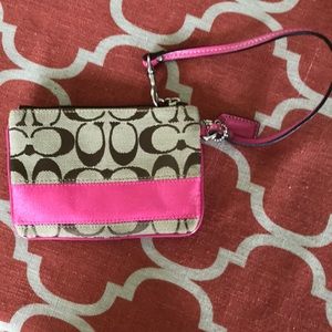 Coach wristlet. Authentic. Like new condition.